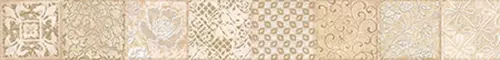 Настенный бордюр «Kerlife» Pietra Collage 1C (Россия) 63x7,5 906868 beige, фото №1