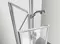 Шторка на ванну стеклянная «Azario» Preston 90/150 прозрачная/хром универсальная, картинка №2