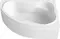 Ванна акриловая «Azario» Микона 170/110 без опор без сифона белая правая, картинка №2