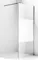 Душевая перегородка «Ambassador» Walk-in 15034127 100/200 прозрачная/матовая без поддона универсальная, фото №1