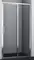 Душевая дверь «WasserKRAFT» Lopau 32S05R 120/200 прозрачная/хром без поддона правая, фото №1