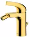 Смеситель для биде «WasserKRAFT» Sauer 7106 с донным клапаном золото, фото №1