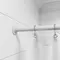 Карниз для ванной «Iddis» Optima Home 040A200i14 на стену 90-180 см белый, фотография №3