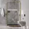 Душевой угол-ограждение «WasserKRAFT» Aisch 55P07 120/90 прозрачный/матовый золотой без поддона универсальный, картинка №2
