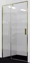 Душевая дверь «WasserKRAFT» Aisch 55P04 90/200 прозрачная/матовая золотая без поддона универсальная, фото №1