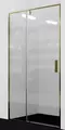 Душевая дверь «WasserKRAFT» Aisch 55P12 100/200 прозрачная/матовая золотая без поддона универсальная, фото №1