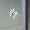 Душевая дверь «WasserKRAFT» Vils 56R12 100/200 прозрачная/хром без поддона универсальная, фотография №3
