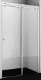 Душевая дверь «WasserKRAFT» Vils 56R12 100/200 прозрачная/хром без поддона универсальная, фото №1
