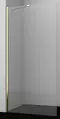 Душевая перегородка «WasserKRAFT» Aisch 55W44 100/200 прозрачная/матовая золотая без поддона универсальная, фото №1