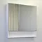 Зеркальный шкаф «Comforty» Никосия 80 без света белый глянец, картинка №2
