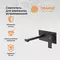 Смеситель для раковины «Orange» Lutz M04-722b чёрный матовый, фотография №7