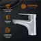 Смеситель для раковины с гигиеническим душем «Orange» Otto M22-022cr хром, изображение №8