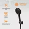 Смеситель для ванны «Orange» Aristo M19-300b чёрный матовый, картинка №10