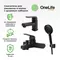 Комплект смесителей «OneLife» P02-311b чёрный матовый, фото №9