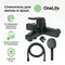 Смеситель для ванны с душем «OneLife» P02-300b чёрный матовый, фотография №7
