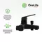 Смеситель для ванны с душем «OneLife» P02-300b чёрный матовый, фото №9
