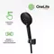 Смеситель для ванны с душем «OneLife» P02-300b чёрный матовый, картинка №10