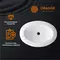 Раковина «Orange» 63/45 B08-640W фарфоровая белая, картинка №10
