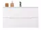 Тумба с раковиной «Orange» Line Li-100 с органайзером (101/46) подвесная белый матовый, фото №1