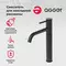 Смеситель для раковины «Agger» Zest A0712144 чёрный матовый, картинка №6