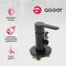 Смеситель с гигиеническим душем «Agger» Gorgeous A0270044 чёрный матовый, картинка №6