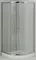 Душевой угол-ограждение «Agger» A01-090TCR 88/88 четверть круга прозрачный/хром с поддоном, фото №1