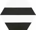 Настенная плитка «Codicer» Porto Hex 25 Capri Satin. 25x22 58362 black, фото №1