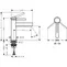 Смеситель для раковины «Hansgrohe» Finoris 76023670 чёрный матовый, картинка №2