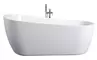 Ванна акриловая «Cerutti» SPA Viva 170/75 с сифоном белая, фото №1