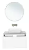 Мебель для ванной подвесная «Allen Brau» Infinity 85 с 2 ящиками (1 скрытый) white matt, фото №5