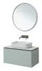 Мебель для ванной подвесная «Allen Brau» Infinity 85 с 2 ящиками (1 скрытый) рapyrus white matt, фото №1