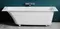 Ванна из литьевого мрамора «Salini» Orlanda Kit 170/70 S-Sense с ножками с сифоном белая глянцевая, фотография №3