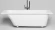 Ванна из литьевого мрамора «Salini» Orlanda Kit 170/80 S-Sense с ножками с сифоном белая матовая, фото №1