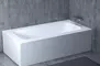 Ванна из литьевого мрамора «Salini» Orlanda Plus 190/100 S-Sense с ножками без сифона белая глянцевая, фото №5