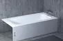 Ванна из литьевого мрамора «Salini» Orlanda Plus 190/100 S-Sense с ножками без сифона белая глянцевая, фотография №7