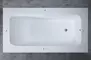 Ванна из литьевого мрамора «Salini» Orlanda Plus 190/100 S-Sense с ножками без сифона белая глянцевая, картинка №2