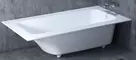 Ванна из литьевого мрамора «Salini» Orlanda Plus 190/100 S-Sense с ножками без сифона белая глянцевая, фото №1