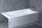 Ванна из литьевого мрамора «Salini» Orlanda Plus 190/100 S-Sense с ножками без сифона белая матовая, фотография №7