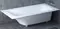 Ванна из литьевого мрамора «Salini» Orlanda Plus Kit 190/100 S-Sense с ножками с сифоном белая глянцевая, фото №1