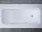 Ванна из литьевого мрамора «Salini» Orlanda Plus Kit 190/100 S-Sense с ножками с сифоном белая глянцевая, картинка №2