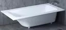Ванна из литьевого мрамора «Salini» Orlanda Plus Kit 190/100 S-Stone с ножками с сифоном белая матовая, фото №1