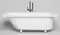 Ванна из литьевого мрамора «Salini» Ornella 170/70 S-Sense с ножками без сифона белая глянцевая, фото №1