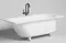 Ванна из литьевого мрамора «Salini» Ornella Kit 170/70 S-Sense с ножками с сифоном белая глянцевая, фотография №3