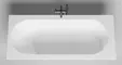 Ванна из литьевого мрамора «Salini» Ornella Kit 170/70 S-Sense с ножками с сифоном белая матовая, картинка №2