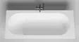 Ванна из литьевого мрамора «Salini» Ornella 170/75 S-Sense с ножками без сифона белая матовая, фотография №3
