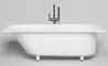 Ванна из литьевого мрамора «Salini» Ornella Kit 170/75 S-Sense с ножками с сифоном белая глянцевая, фото №1