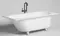 Ванна из литьевого мрамора «Salini» Ornella Kit 170/75 S-Sense с ножками с сифоном белая матовая, фотография №3