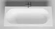 Ванна из литьевого мрамора «Salini» Ornella 180/80 S-Sense с ножками без сифона белая глянцевая, фотография №3