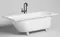 Ванна из литьевого мрамора «Salini» Ornella 180/80 S-Sense с ножками без сифона белая матовая, картинка №2