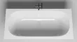 Ванна из литьевого мрамора «Salini» Ornella Axis Kit 180/80 S-Sense с ножками с сифоном белая глянцевая, фотография №3